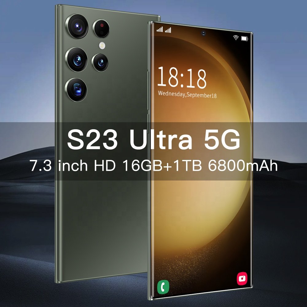 Factory direct sales Have logo Original S23 ultra unlock Global Version 12+512Gb Unlocked cell phone mobile 24MP+64MP Cellular